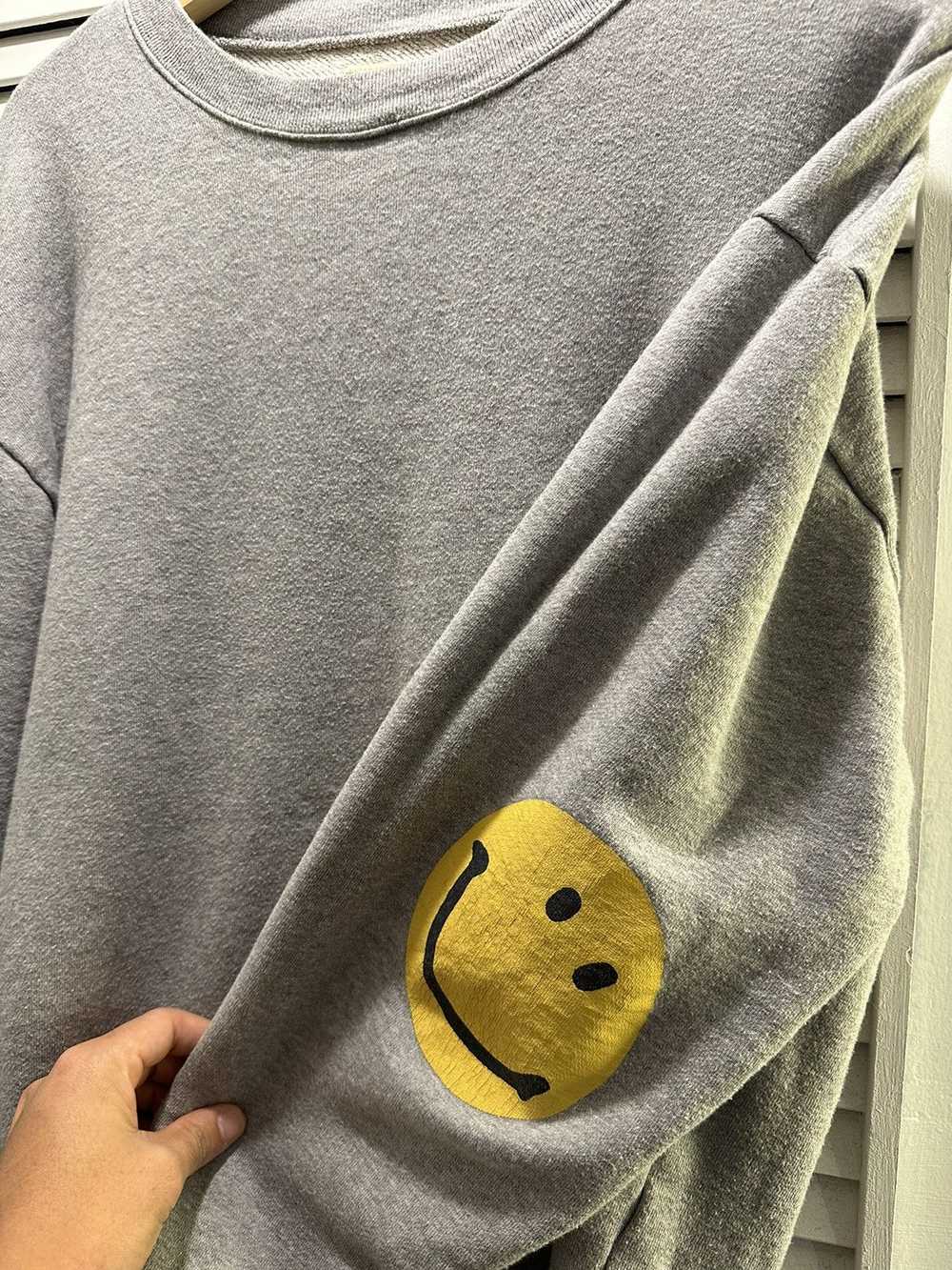 Kapital Smiley Cropped Crewneck - image 4