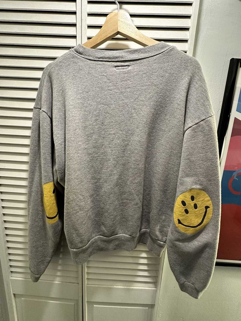 Kapital Smiley Cropped Crewneck - image 8