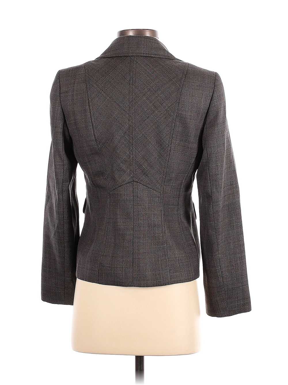 Nine West Women Gray Blazer 4 Petites - image 2