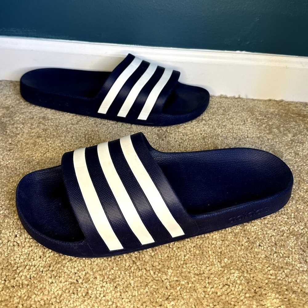 Adidas Adidas Adilette Striped Slip On Aqua Slide… - image 6