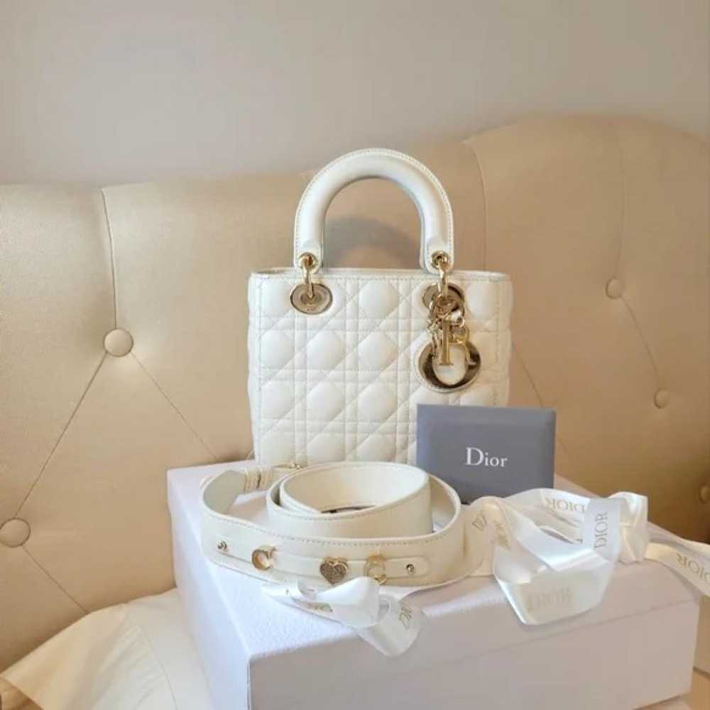 Dior Lady Dior leather crossbody bag - image 11