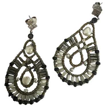 Non Signé / Unsigned Silver earrings - image 1