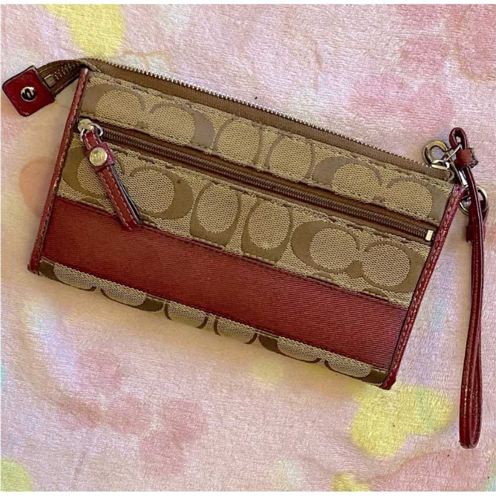 Coach Leather clutch bag - image 2