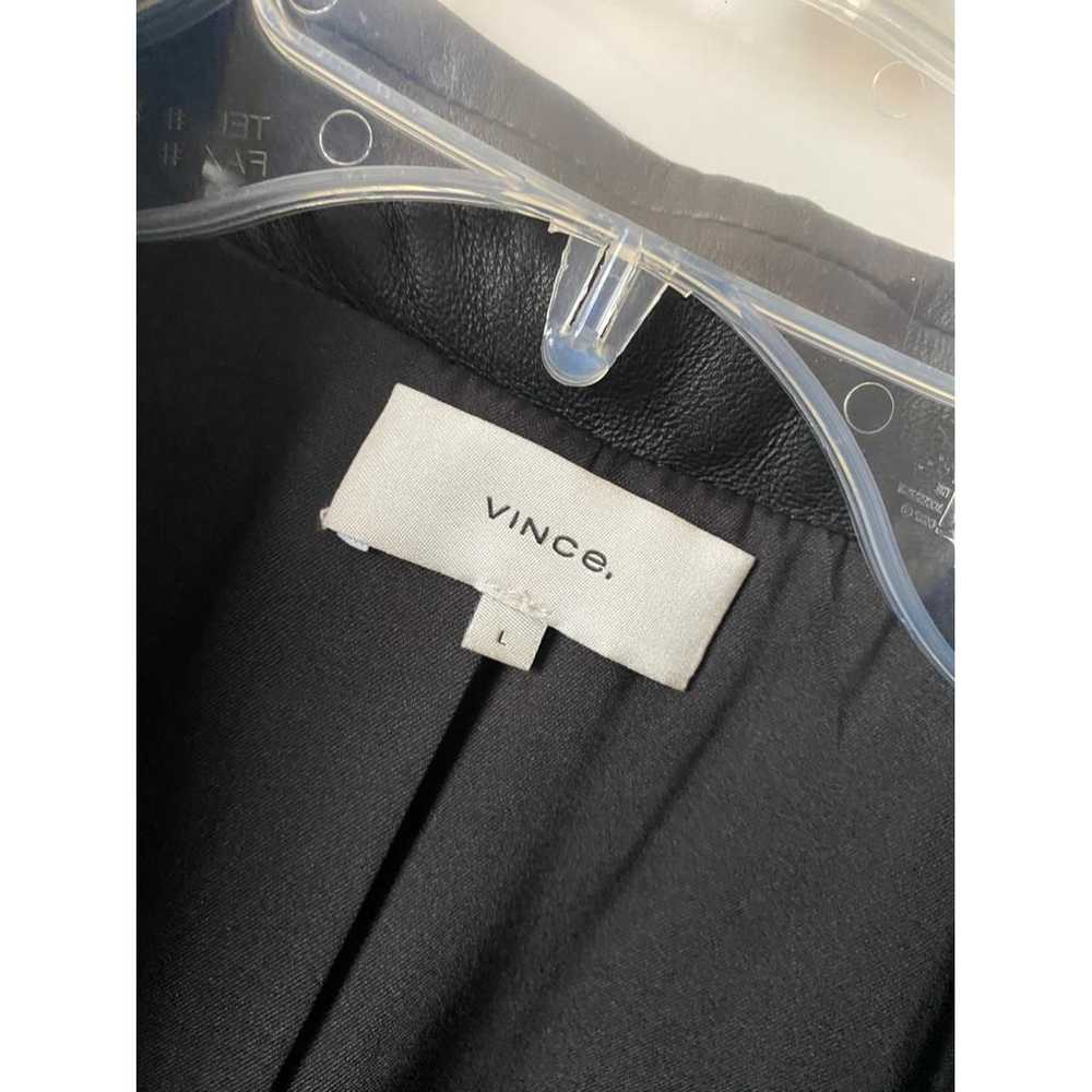 Vince Leather biker jacket - image 3