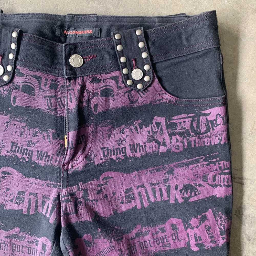 Japanese Brand Algonquins rare design pants - image 6