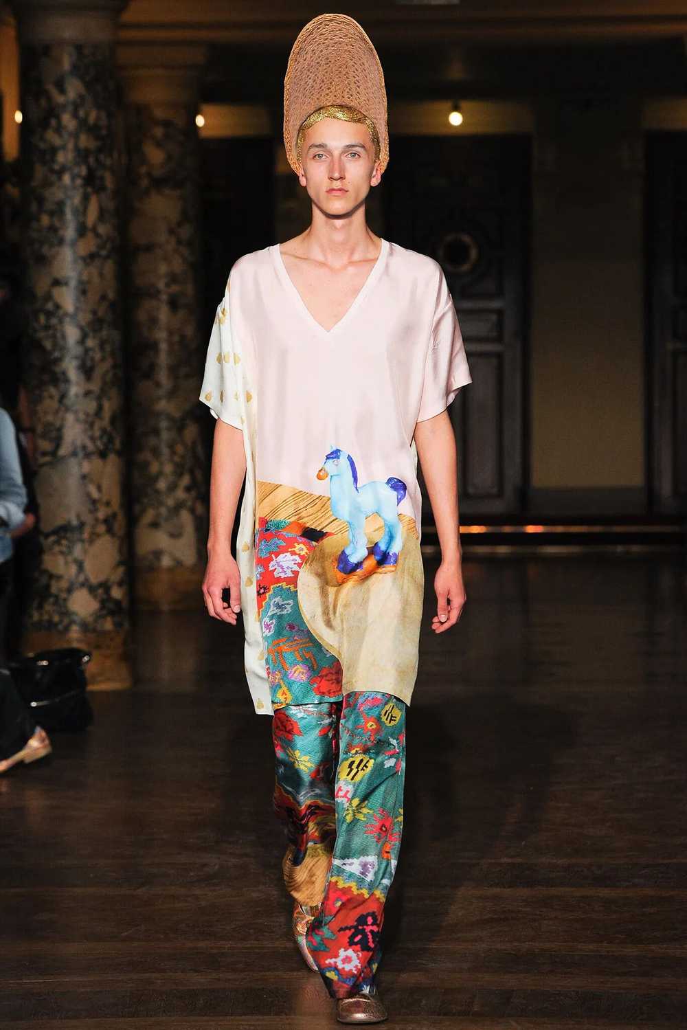 Walter Van Beirendonck SS14 silk shirt - image 6