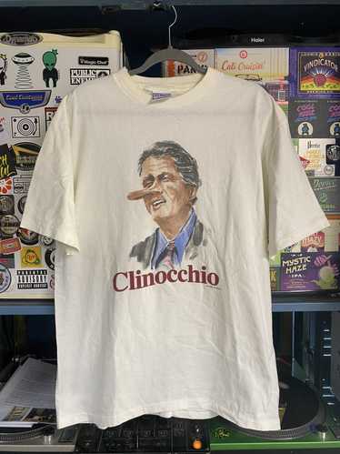 Vintage Vintage 1993 Bill Clinton Clinocchio Tee