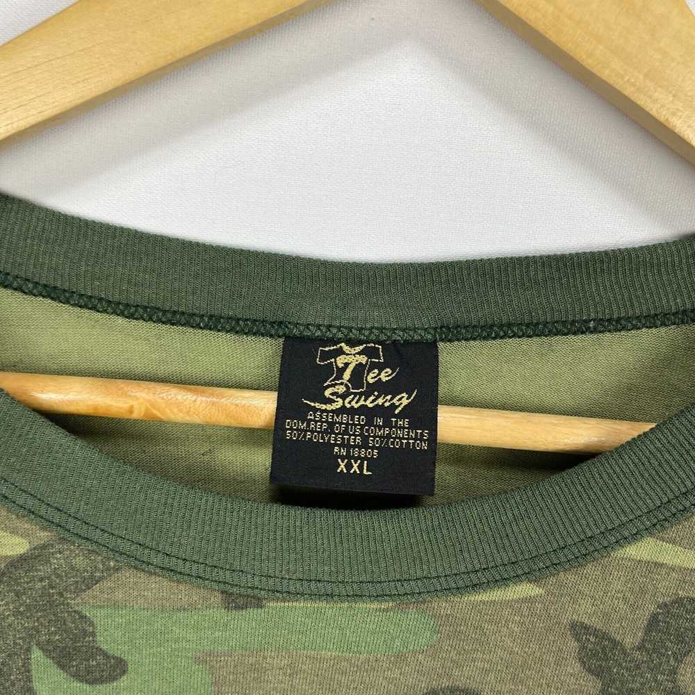 Camo × Vintage Vintage 90s Faded Camo Longsleeve … - image 3