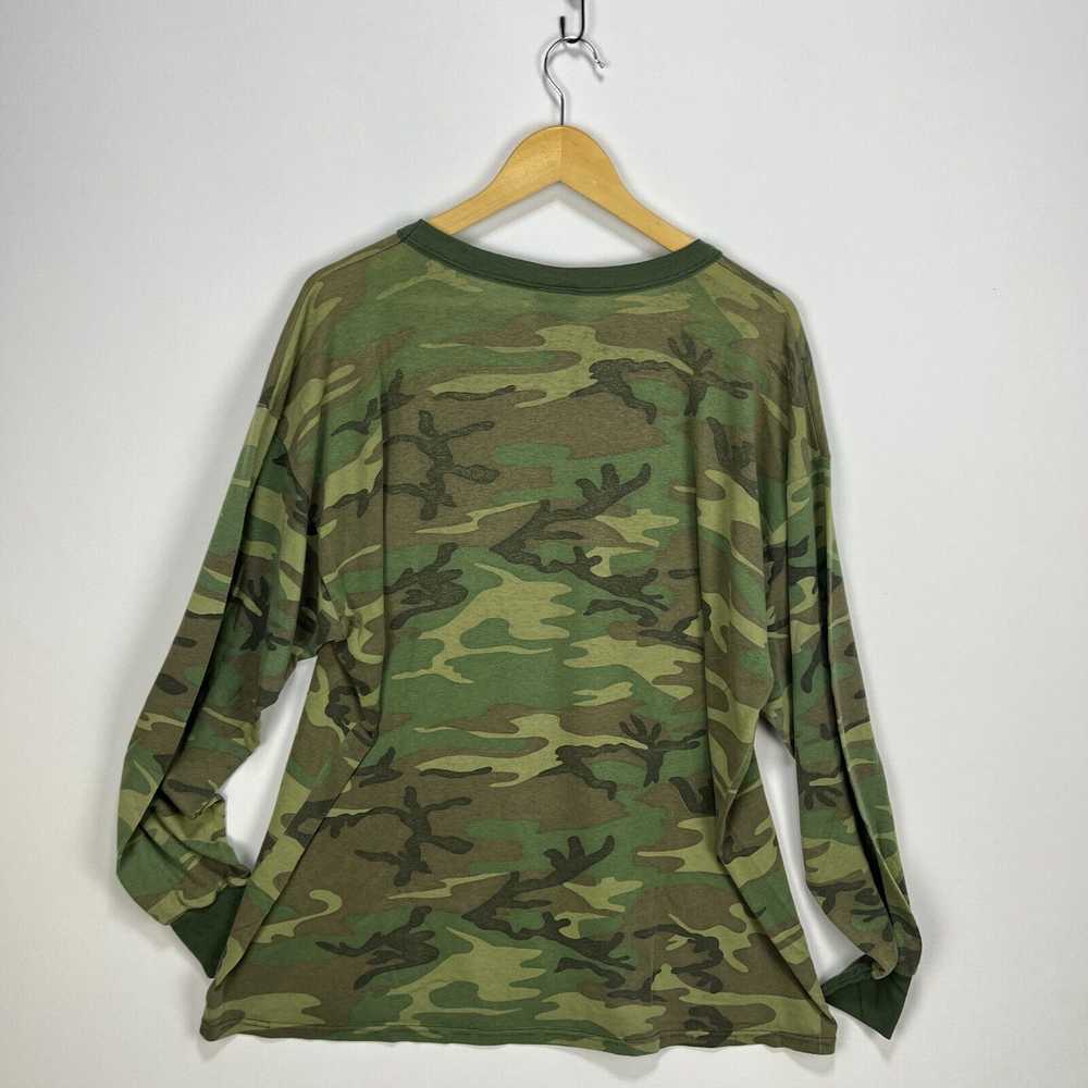 Camo × Vintage Vintage 90s Faded Camo Longsleeve … - image 7