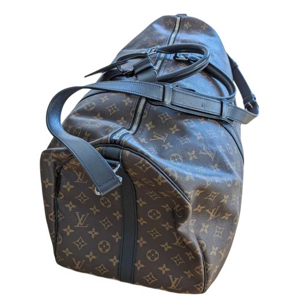 Louis Vuitton Keepall cloth travel bag - image 2