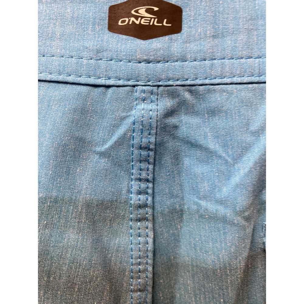 Other O'Neill Men's Aqua Blue/Gray Swimming Trunk… - image 4