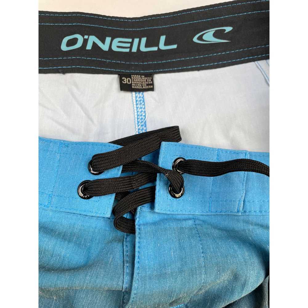 Other O'Neill Men's Aqua Blue/Gray Swimming Trunk… - image 6