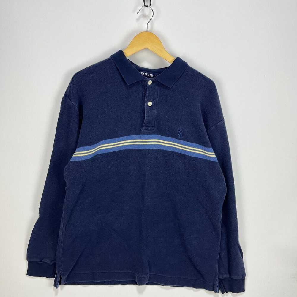 Nautica × Vintage Vintage 90s Nautica Sailboat Co… - image 1