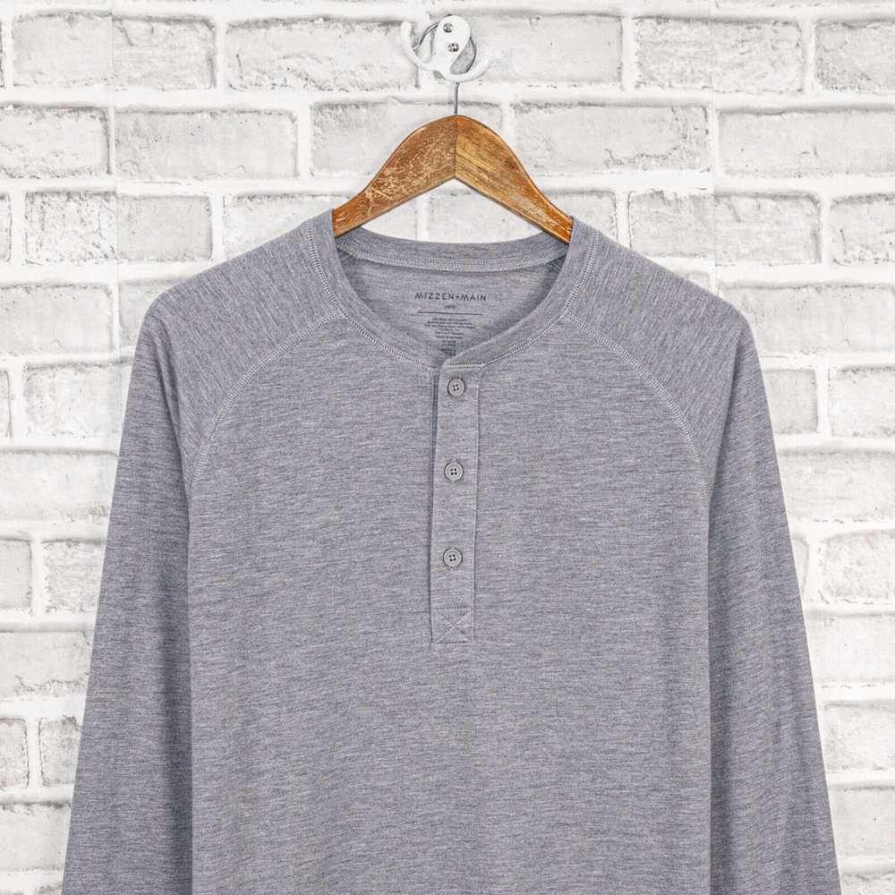 Mizzen+Main MIZZEN + MAIN Long Sleeve Henley Shir… - image 2