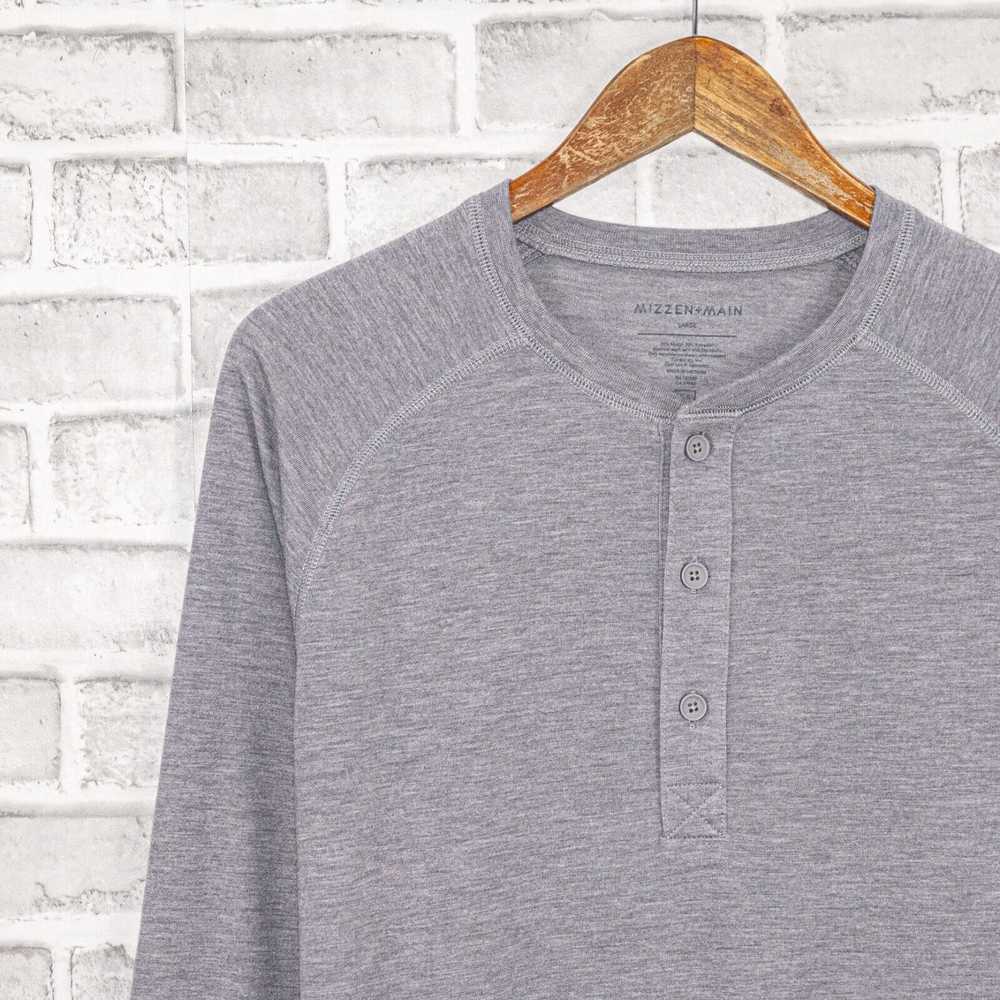 Mizzen+Main MIZZEN + MAIN Long Sleeve Henley Shir… - image 4