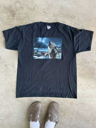 Streetwear × Vintage Vintage Wolf T Shirt - image 1