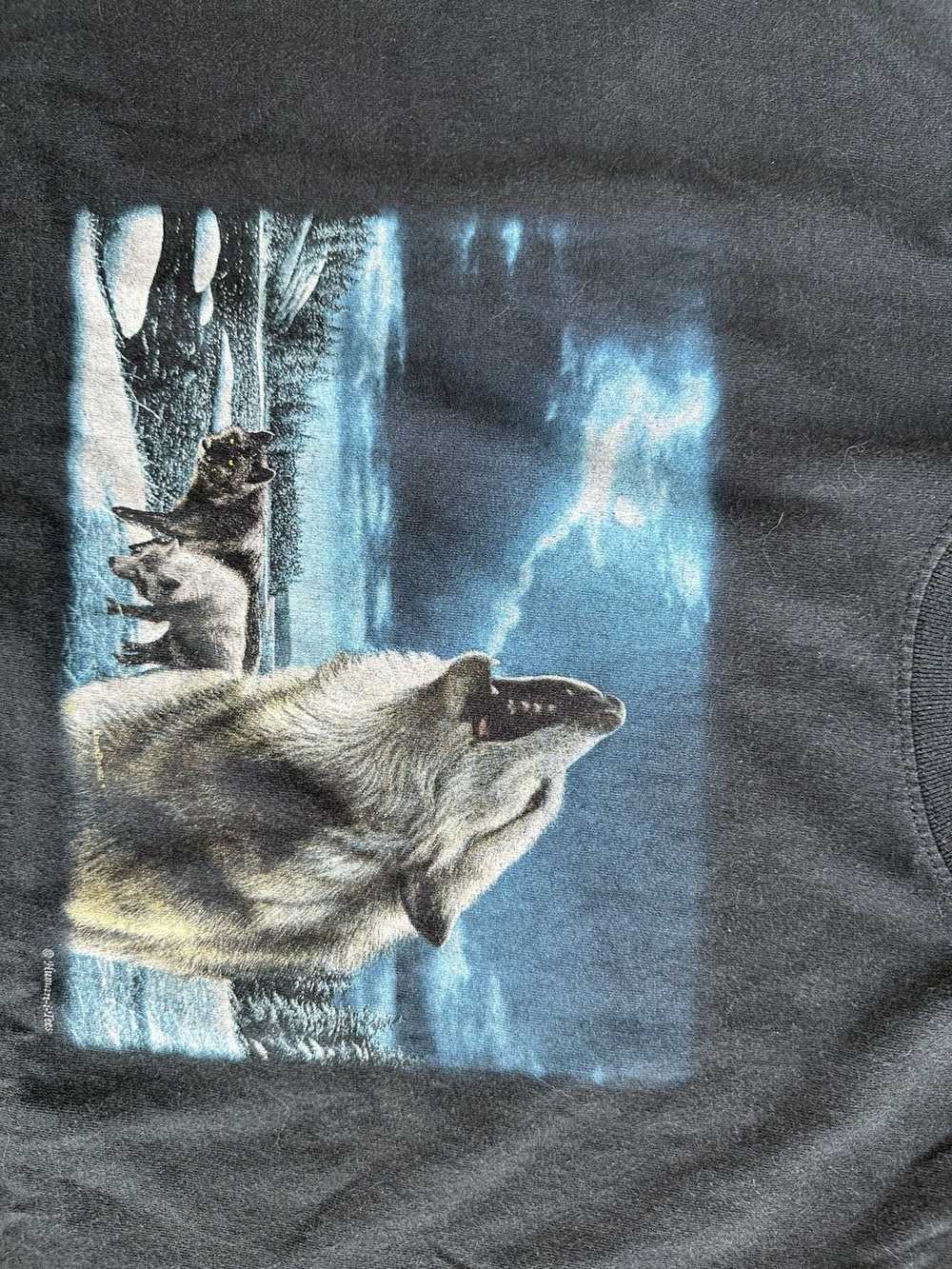 Streetwear × Vintage Vintage Wolf T Shirt - image 2
