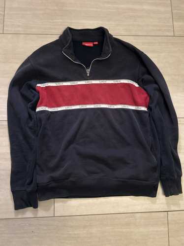 Supreme Navy Supreme Quarter Zip - image 1