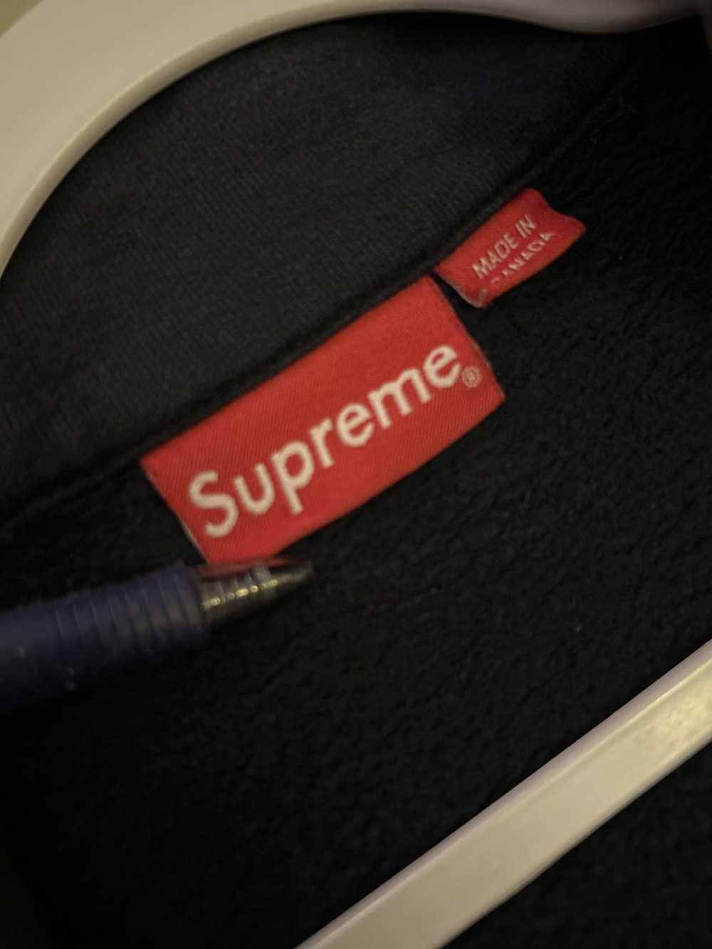 Supreme Navy Supreme Quarter Zip - image 3