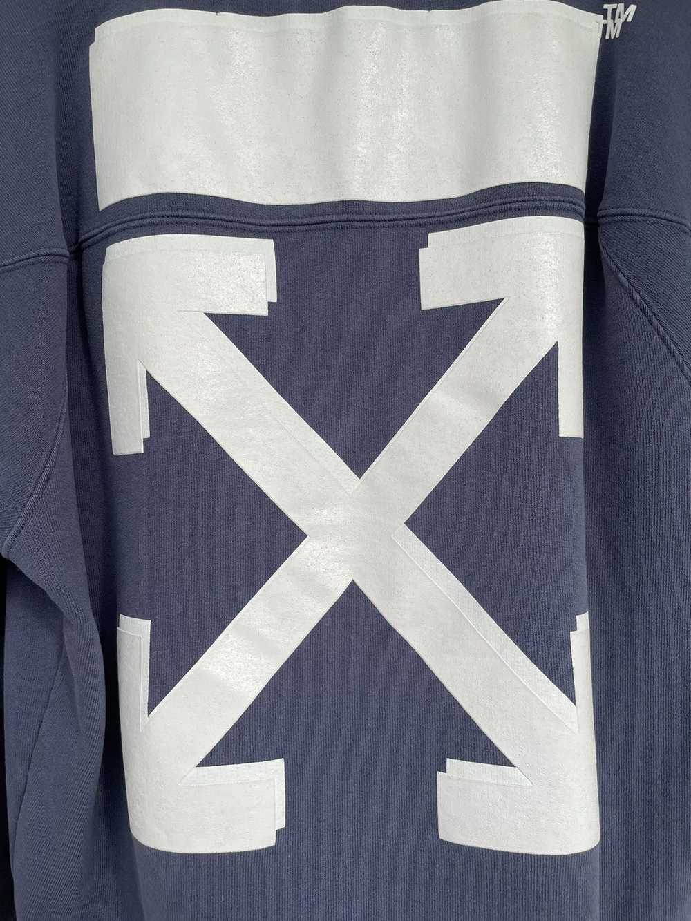 Champion × Off-White Dusty Blue Champion Sweatshi… - image 3