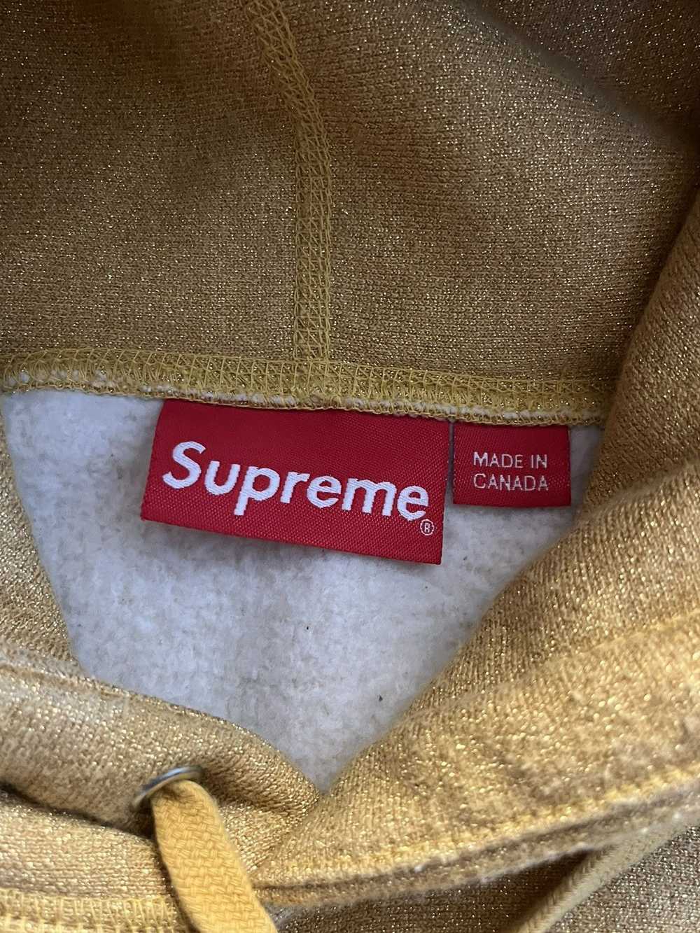 Supreme SS23 Supreme Metallic glitter arc hoodie - image 3