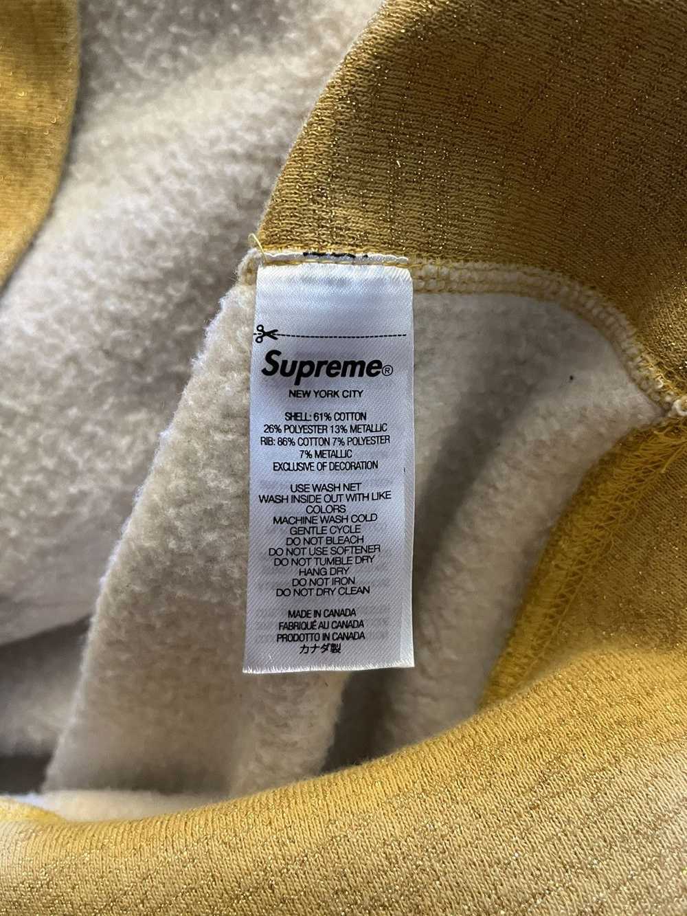 Supreme SS23 Supreme Metallic glitter arc hoodie - image 4