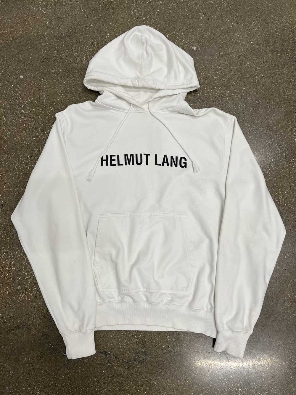 Helmut Lang Helmut Lang White Spellout Sweatshirt - image 1