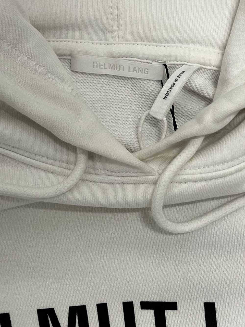 Helmut Lang Helmut Lang White Spellout Sweatshirt - image 3