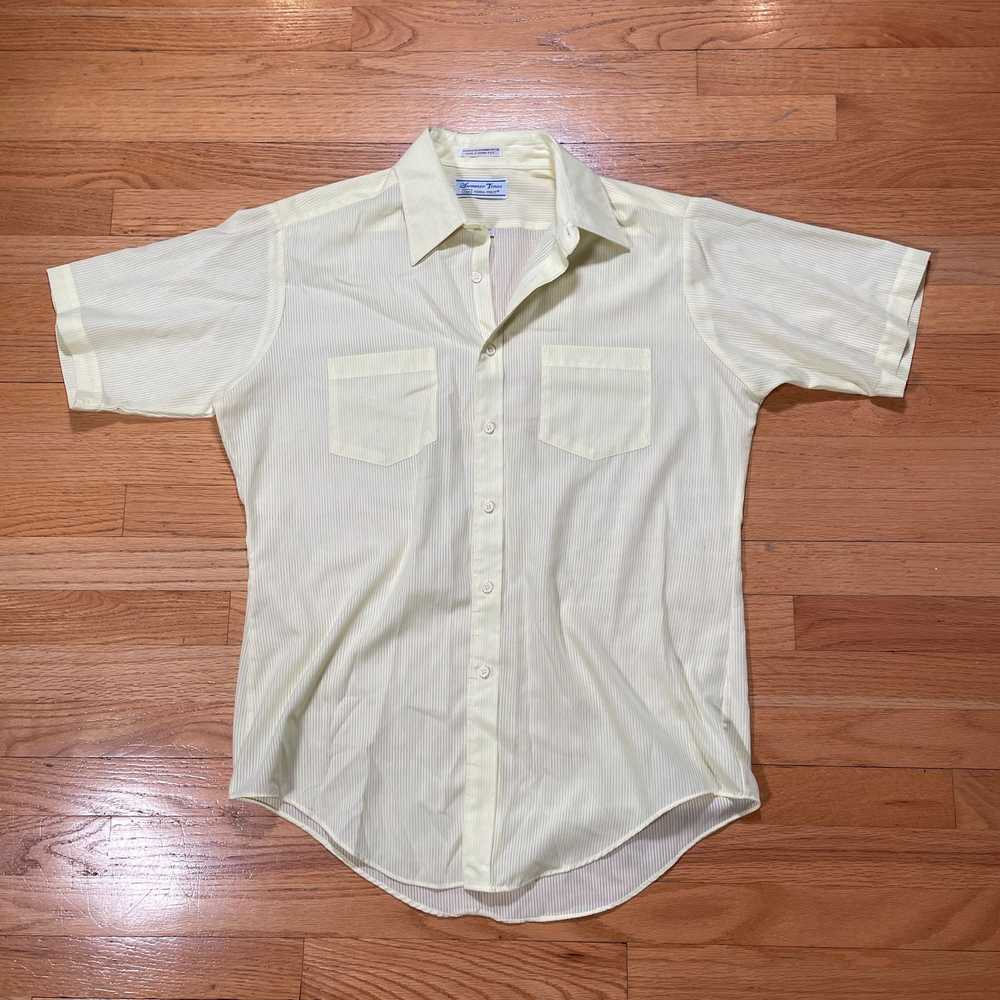 Sears Vintage Sears Summer Tones Shirt Short Slee… - image 1