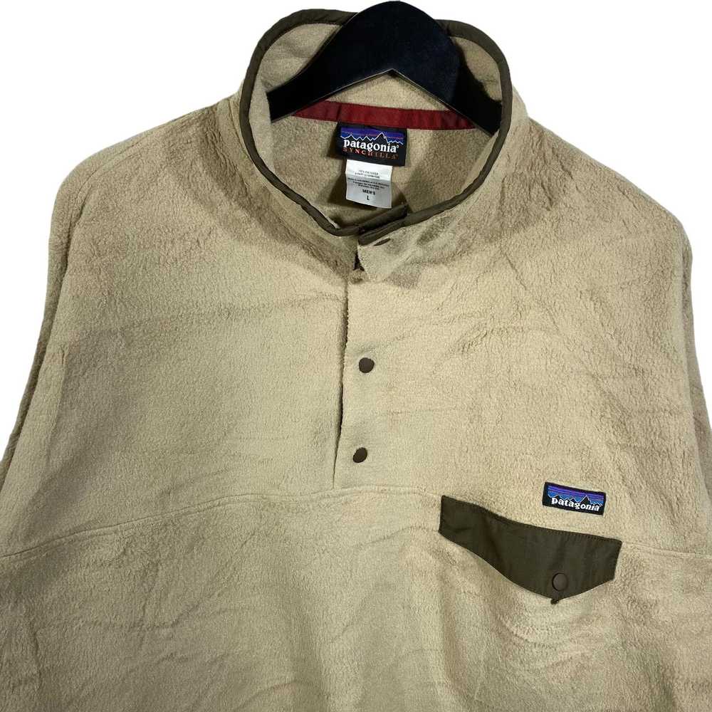 Patagonia Vintage Patagonia Synchilla Oatmeal 1/4… - image 2