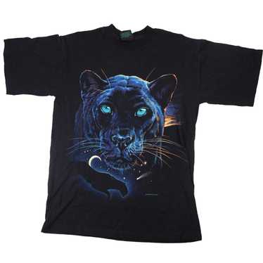 Vintage Vintage Habitat Black Jaguar Night Scene … - image 1