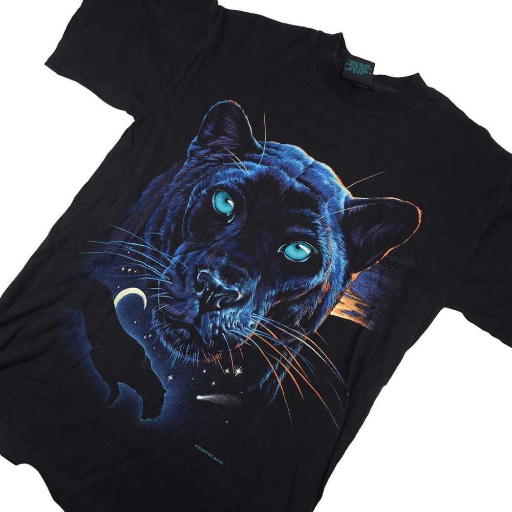 Vintage Vintage Habitat Black Jaguar Night Scene … - image 2