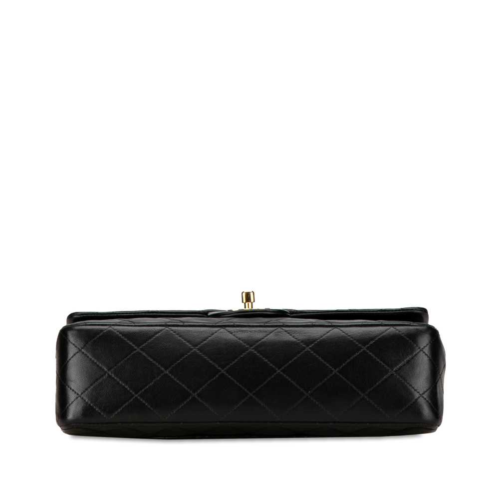 Black Chanel Medium Classic Lambskin Double Flap … - image 4