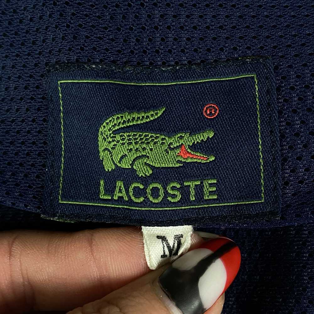 Lacoste × Luxury × Vintage Mens Bomber Jacket Lac… - image 7