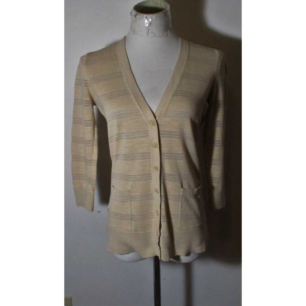 Ann Taylor Women's LOFT Ann Taylor Tan Ramie Blen… - image 1