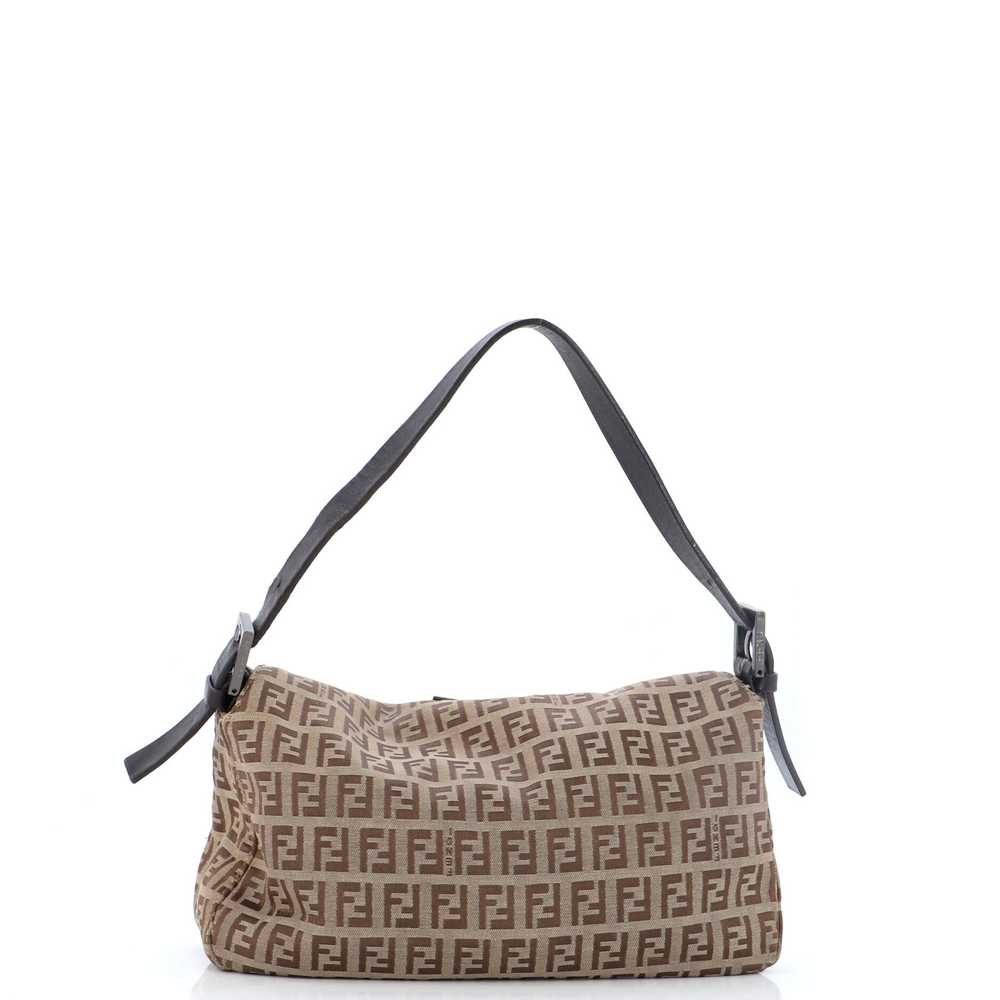 FENDI Double Flap Bag Zucchino Canvas Medium - image 3