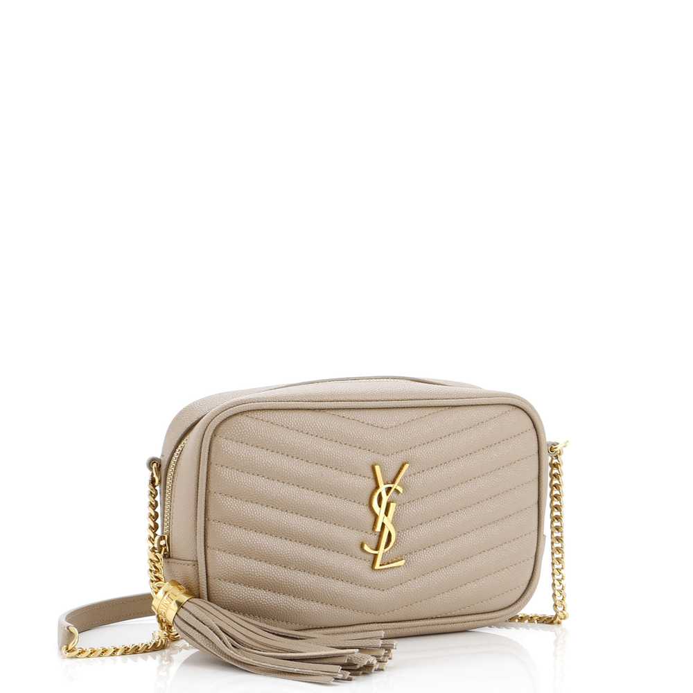 Saint Laurent Lou Camera Bag Matelasse Chevron Le… - image 2