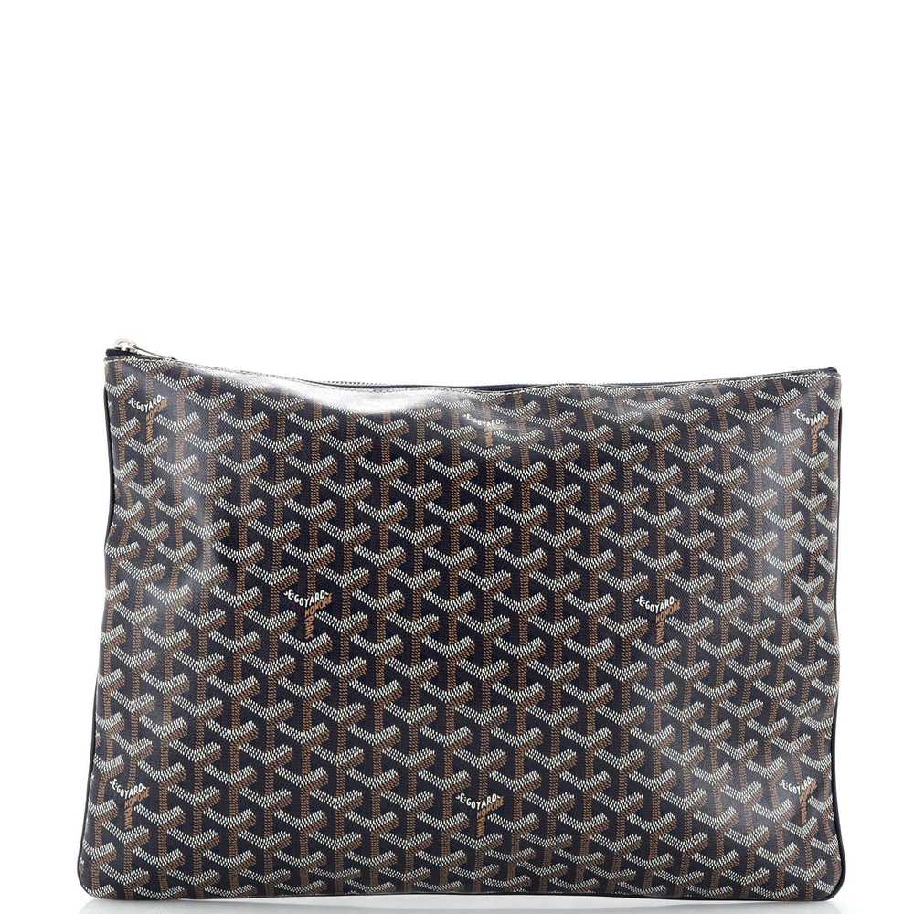 GOYARD Senat Zip Pouch Coated Canvas GM - image 1