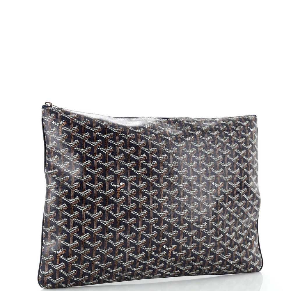 GOYARD Senat Zip Pouch Coated Canvas GM - image 2