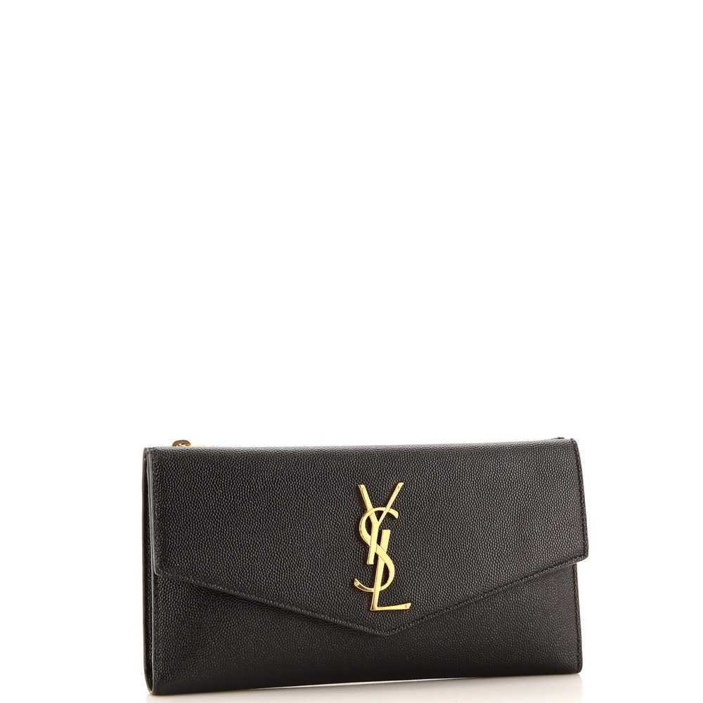 Saint Laurent Uptown Flap Wallet Leather Long - image 2