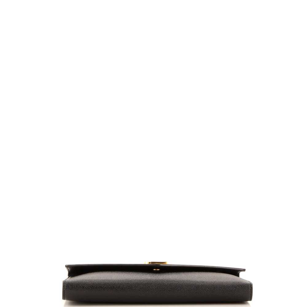 Saint Laurent Uptown Flap Wallet Leather Long - image 4