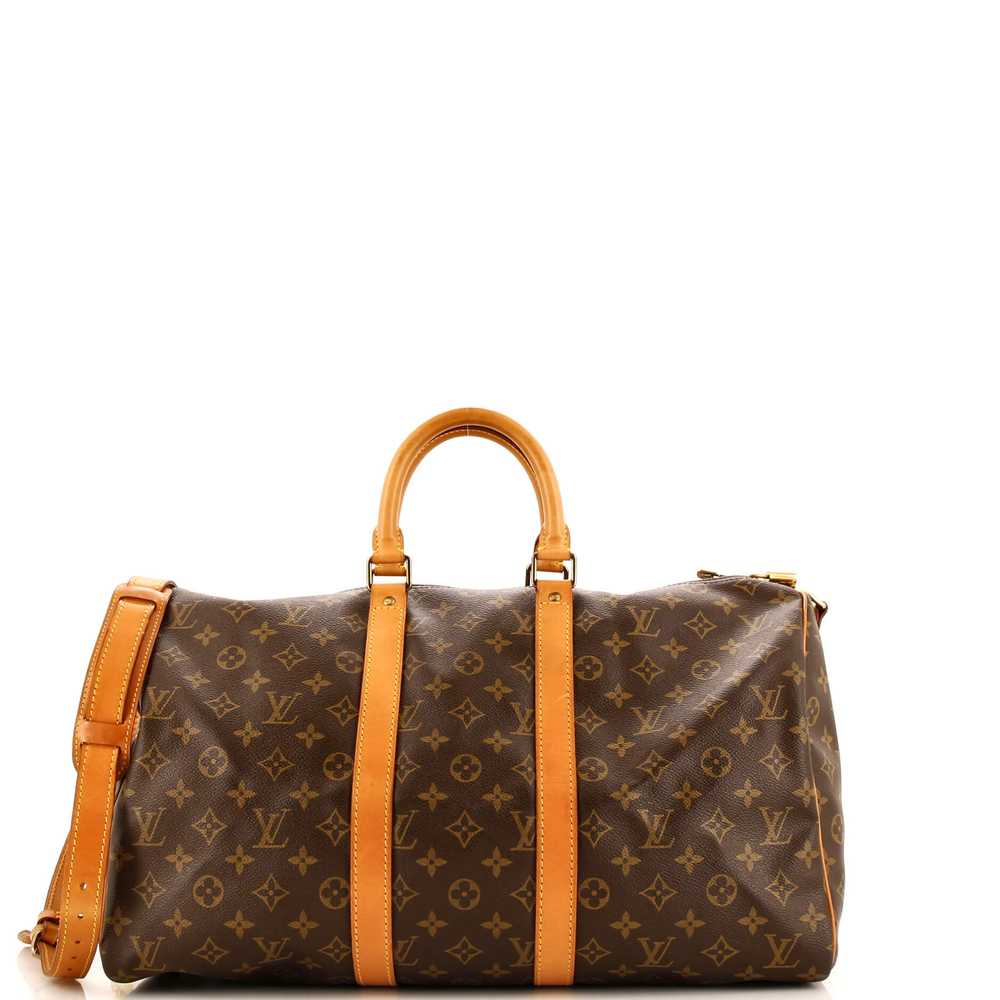 Louis Vuitton Keepall Bandouliere Bag Monogram Ca… - image 1