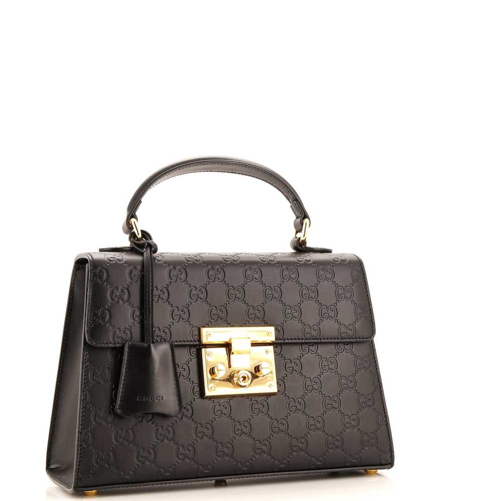 GUCCI Padlock Top Handle Bag Guccissima Leather S… - image 2