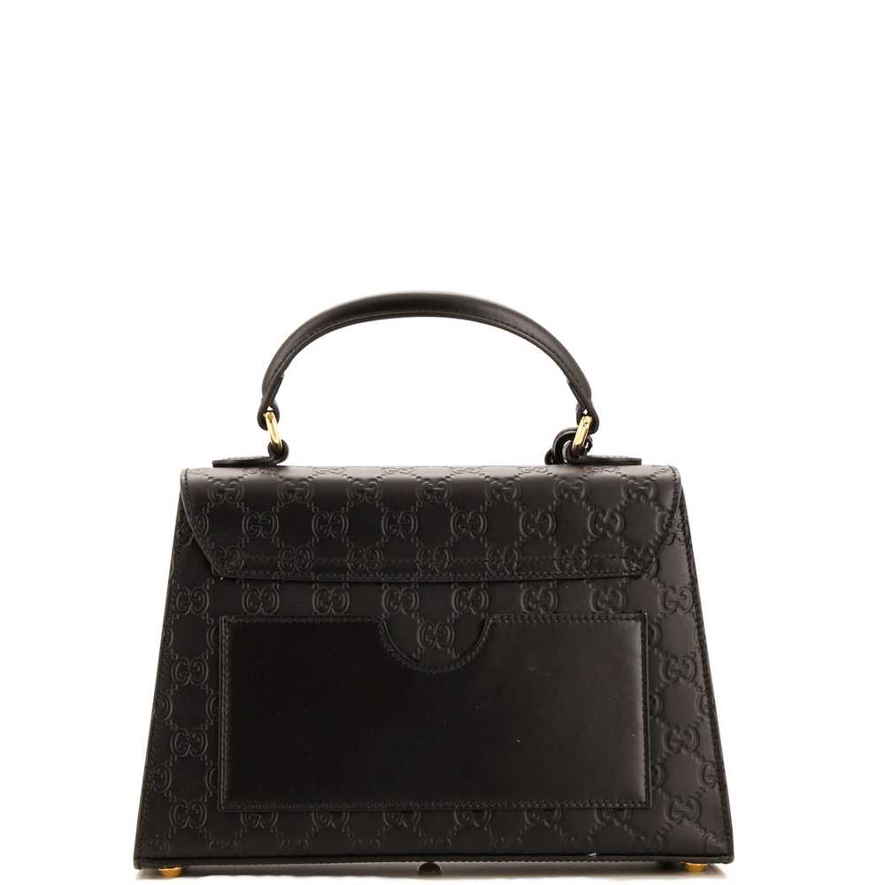 GUCCI Padlock Top Handle Bag Guccissima Leather S… - image 3