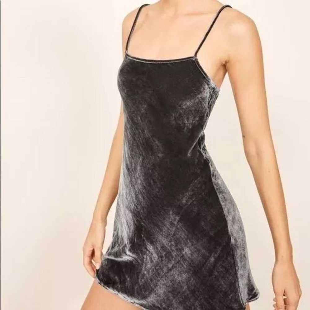 Reformation Velvet mini dress - image 2