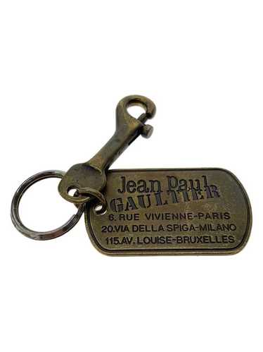 Jean Paul Gaultier Dog Tag Keyring - image 1