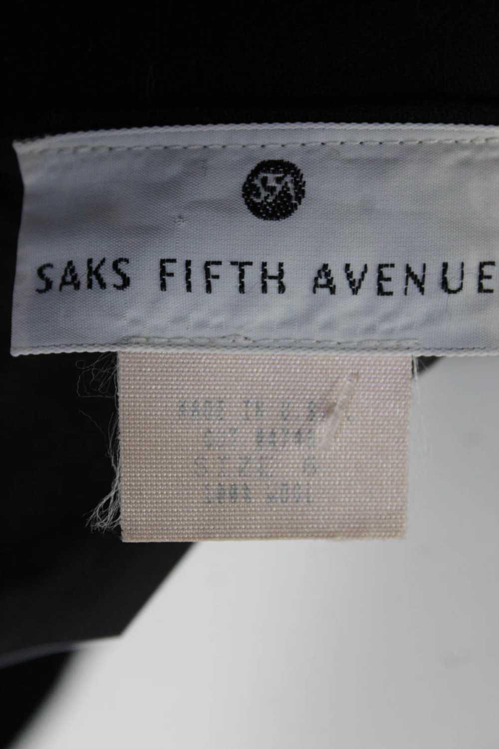 Saks Fifth Avenue Womens Pencil Skirt Black Wool … - image 4