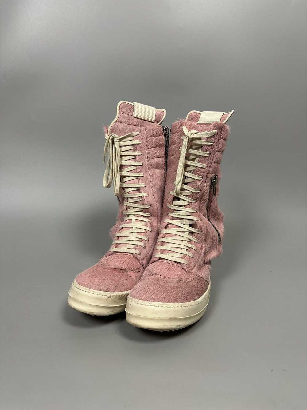 Rick Owens FW22 ‘STROBE’ Dirty Pink Ponyhair Carg… - image 1