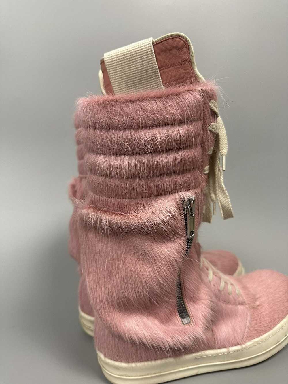 Rick Owens FW22 ‘STROBE’ Dirty Pink Ponyhair Carg… - image 7