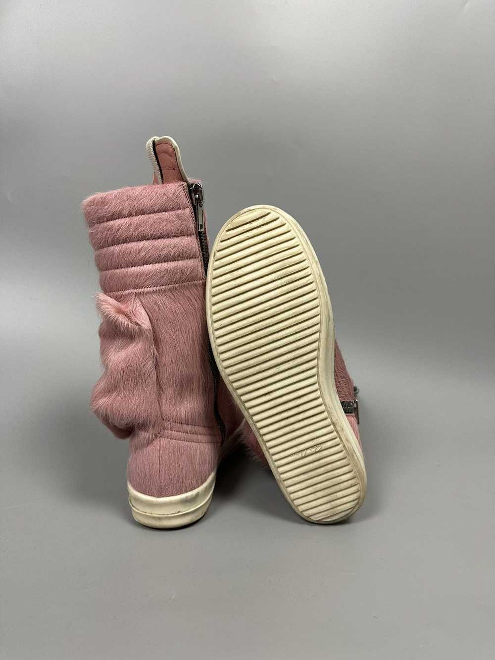 Rick Owens FW22 ‘STROBE’ Dirty Pink Ponyhair Carg… - image 9